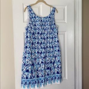 Lilly Pulitzer 10 elephant print dress